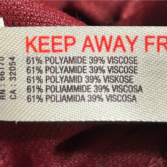 Free People Beach I'm So Fly Pants Burgandy Size M - Picture 7 of 10